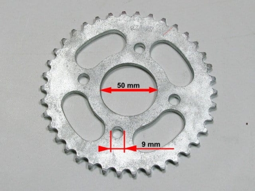 Zębatka tylna: Zipp Shock, Ranger, King 50, Łoś 50, Kingway Street, Inca X-ONE, Ventus YX50CF.
