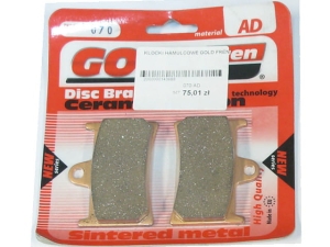 Klocki hamulcowe Gold Fren 070AD, Yamaha XV 1900 A Midnight Star