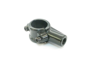 Uchwyt lusterka M10 lewy gwint, czarny do kierownicy 22mm