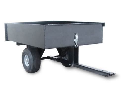 Przyczepka ogrodowa do traktorka, czarna