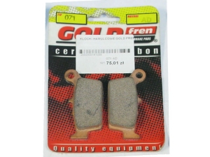 Klocki hamulcowe Gold Fren 071AD, Kymco ZX 50 Super Fever/Scout