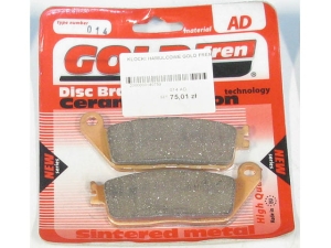 Klocki hamulcowe Gold Fren 014AD, BMW C 600 Sport Highline