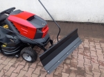Lemiesz / Pług do śniegu sterowany z fotela do traktorka Husqvarna, McCulloch, ALKO, MTD, Viking, CUB CADET, JOHN DEERE, STIHL, OLEO-MAC