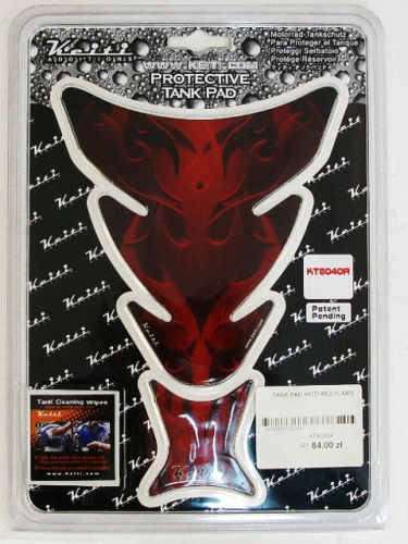 KT8040R Tankpad (naklejka na bak) KEITI Red flame