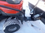 Lemiesz / Pług do śniegu sterowany z fotela do traktorka Husqvarna TC 112, TC 114, TS 112, TS 114