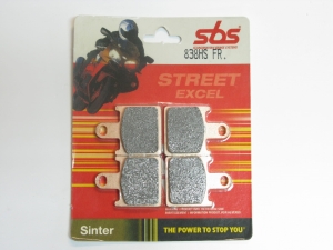 Klocki hamulcowe SBS 838 HS przód Kawasaki ZX-6R Z 1000 GTR ZZR 1400  Suzuki B-King 1300