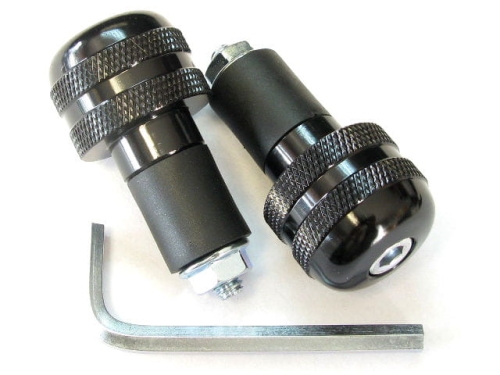 5361107 Końcówki kierownicy aluminium czarne