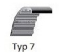 Pasek napędu noży Husqvarna Rider Proflex 18