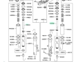 44022-0025 Kawasaki VN1700, cylinder-fork