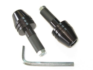 Końcówki kierownicy aluminium czarne