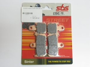 Klocki hamulcowe SBS 839 HS przód YZF 1000 R1 MT-01 V-MAX 1700 