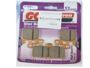 Klocki hamulcowe Gold Fren 200S3, Kawasaki VN 1600 B2H/B6F/B7F (Mean Streak)