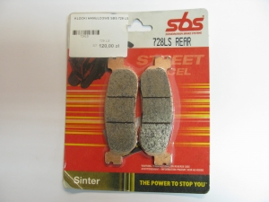 Klocki hamulcowe SBS 728 LS tył Yamaha YZF 600 R6 1000 R1